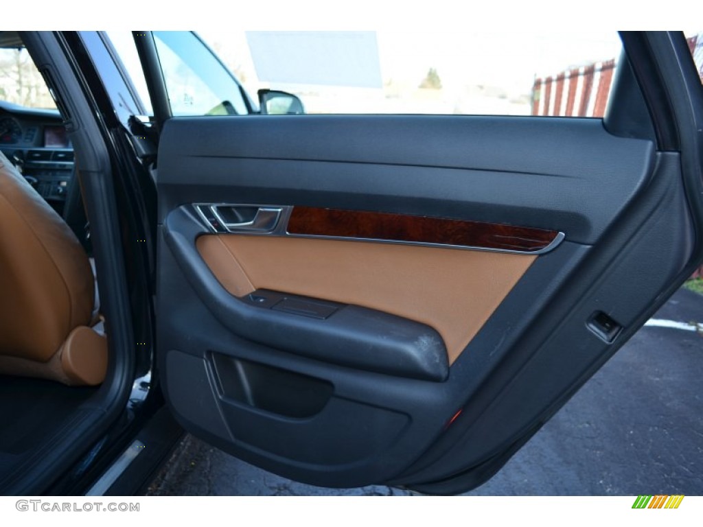 2006 Audi A6 3.2 Sedan Amaretto Door Panel Photo #74755949