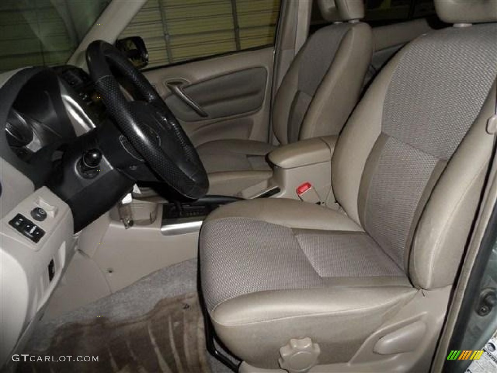 2004 RAV4 4WD - Everglade Green Metallic / Taupe photo #11