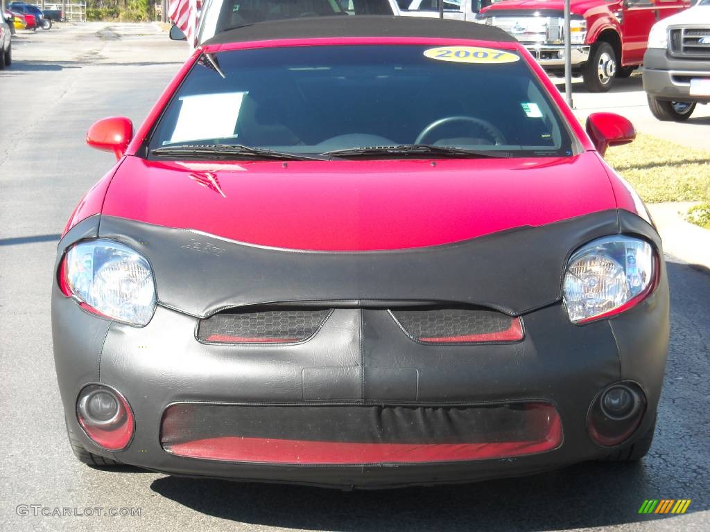 2007 Eclipse Spyder GT - Pure Red / Dark Charcoal photo #11