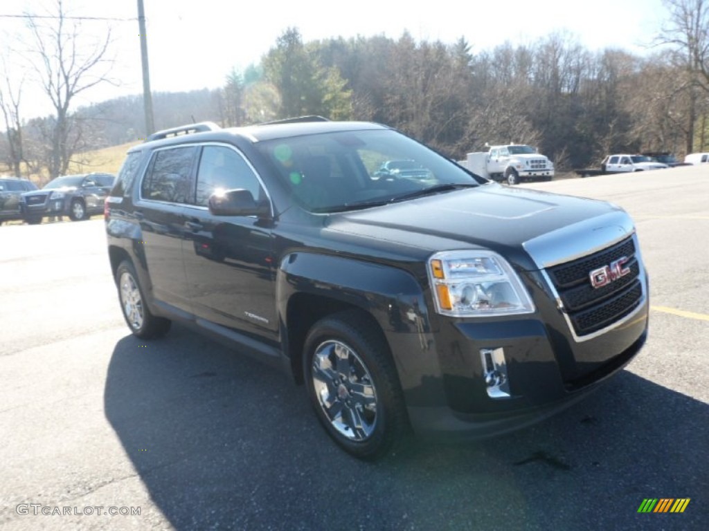 2013 Terrain SLE AWD - Ashen Gray Metallic / Jet Black photo #3
