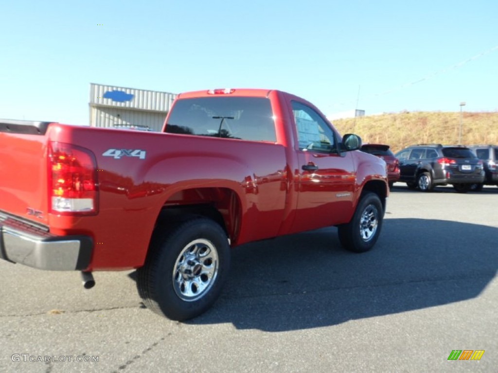 2013 Sierra 1500 Regular Cab 4x4 - Fire Red / Ebony photo #6