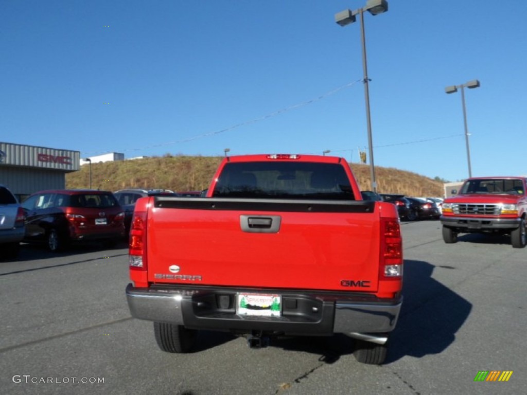 2013 Sierra 1500 Regular Cab 4x4 - Fire Red / Ebony photo #7
