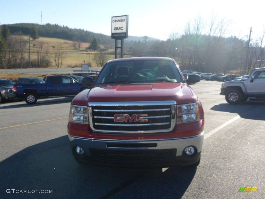 2013 Sierra 1500 Regular Cab 4x4 - Fire Red / Ebony photo #9