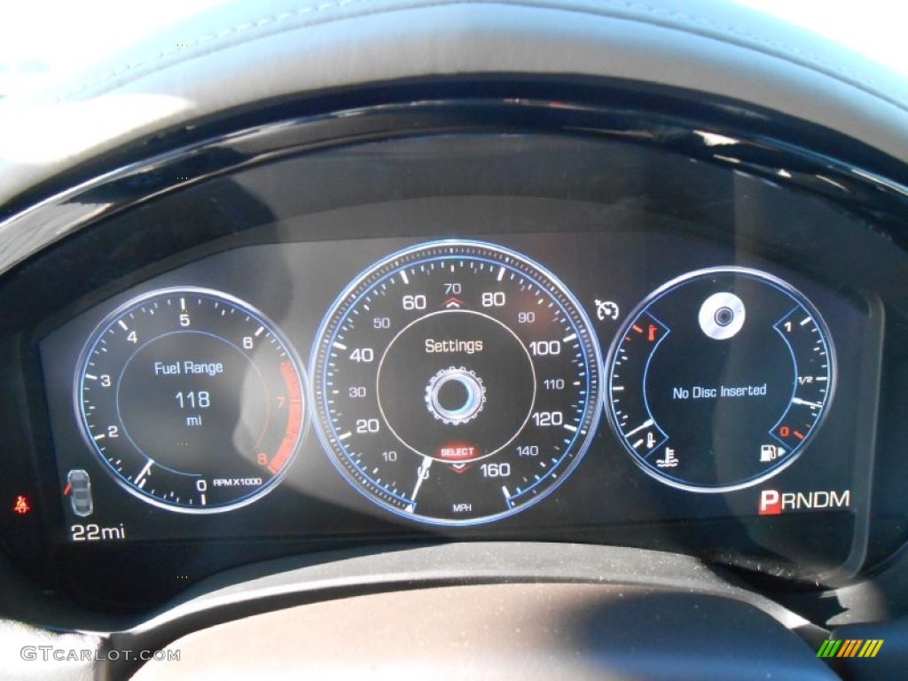 2013 Cadillac XTS Platinum AWD Gauges Photo #74760147