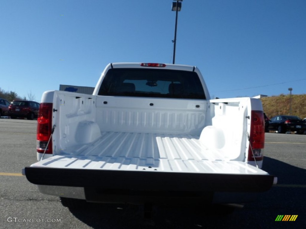2013 Sierra 1500 SLE Crew Cab 4x4 - Summit White / Light Titanium/Dark Titanium photo #7