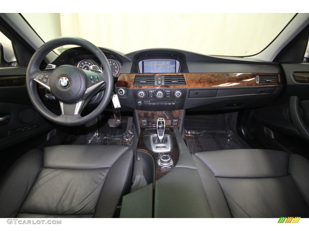 2010 5 Series 535i Sedan - Titanium Silver Metallic / Black photo #4