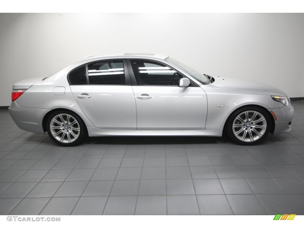 Titanium Silver Metallic 2010 BMW 5 Series 528i Sedan Exterior Photo #74761759