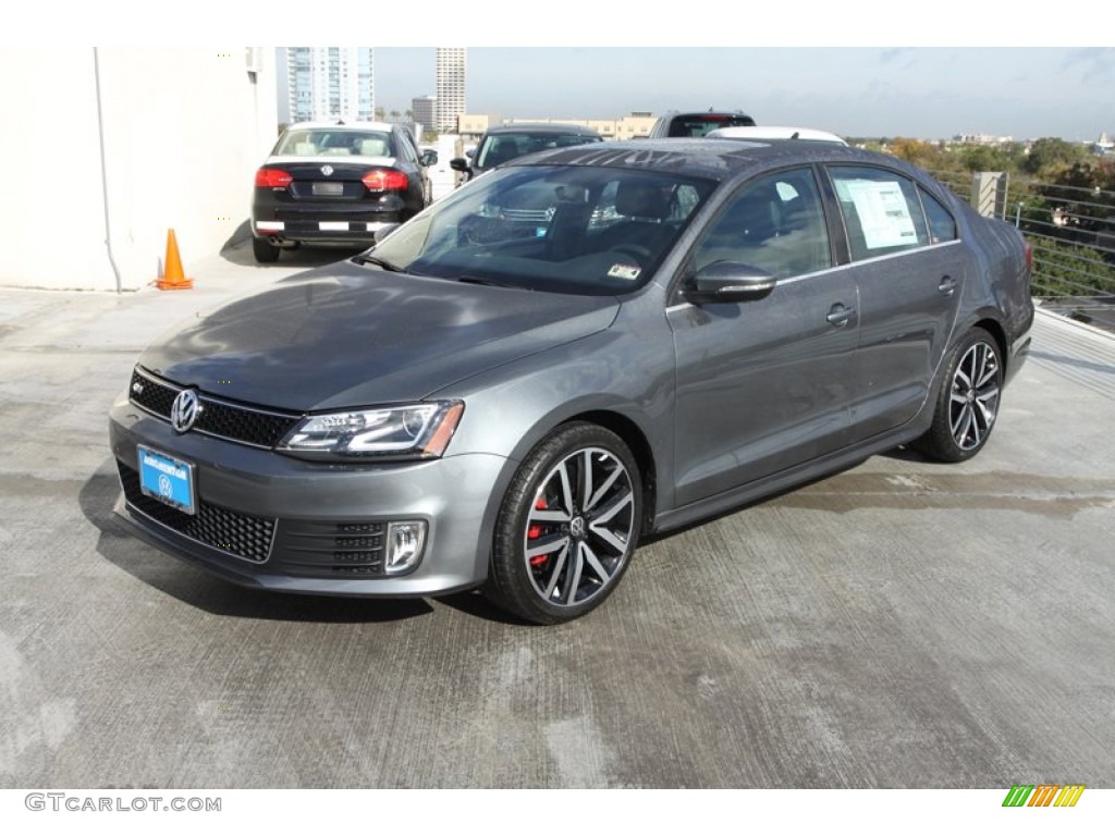 Platinum Gray Metallic 2013 Volkswagen Jetta GLI Autobahn Exterior Photo #74761888