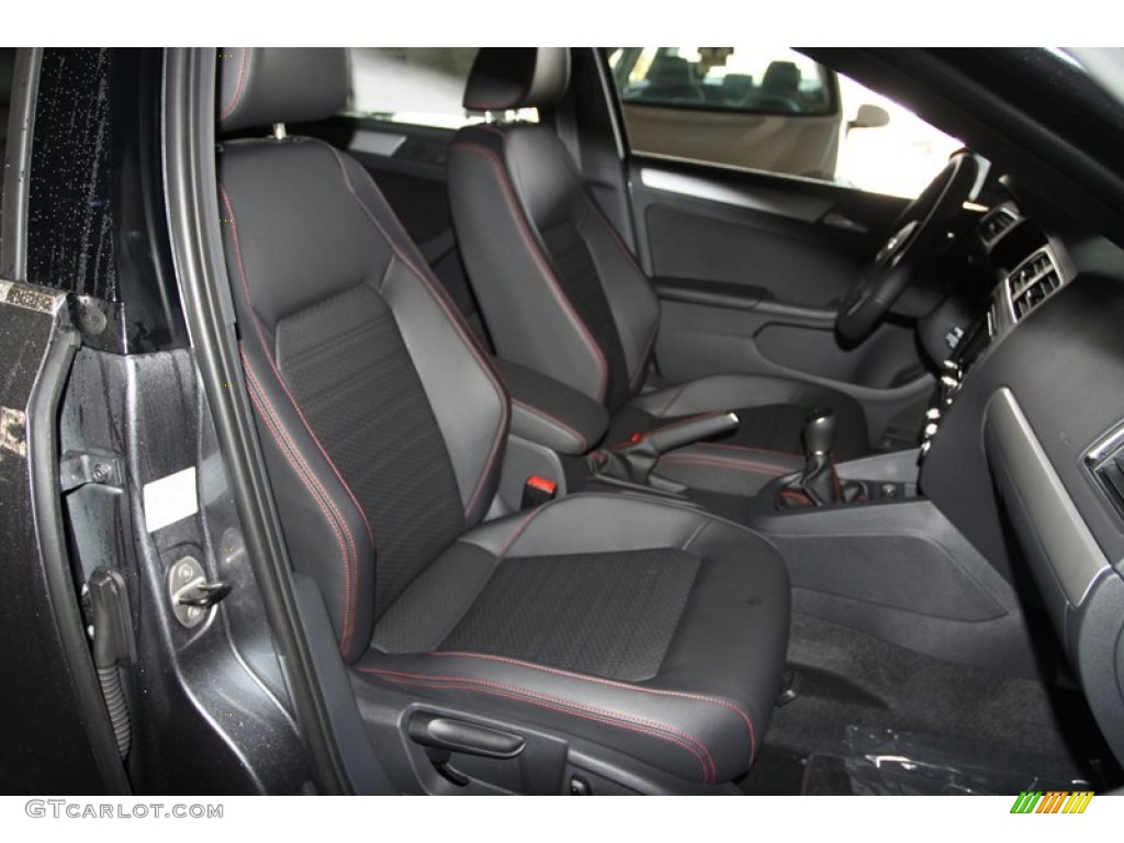 Titan Black Interior 2013 Volkswagen Jetta GLI Autobahn Photo #74762305