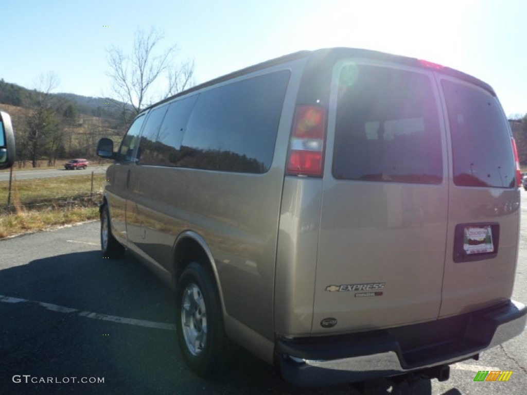 2013 Express LT 1500 AWD Passenger Van - Sandstone Metallic / Neutral photo #5