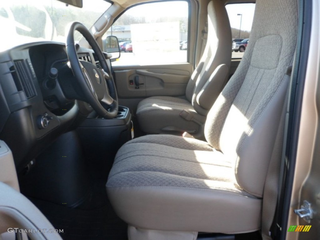 2013 Chevrolet Express LT 1500 AWD Passenger Van Front Seat Photo #74762800