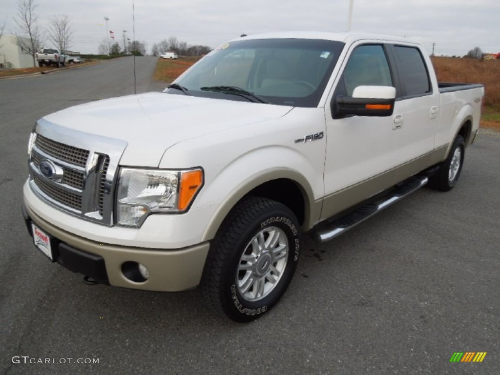 White Platinum Metallic Tri Coat Ford F150