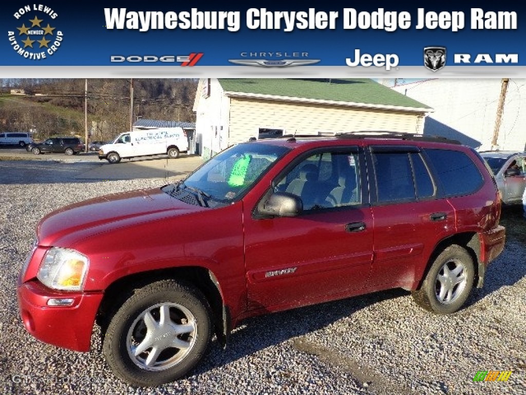 Magnetic Red Metallic GMC Envoy