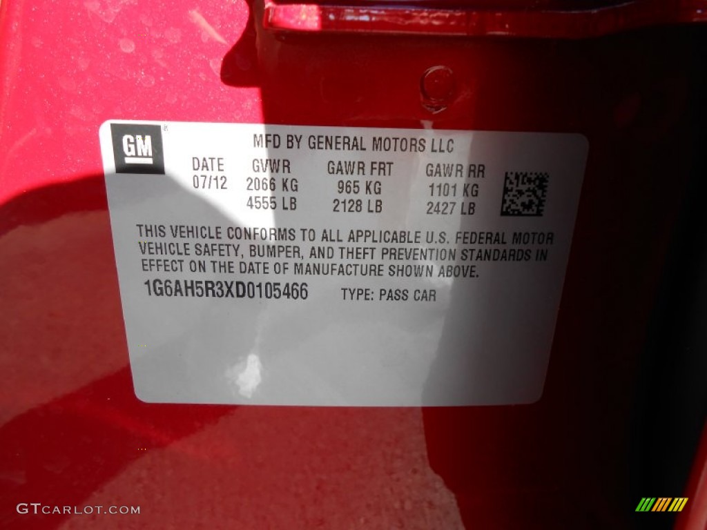 2013 ATS 3.6L Luxury AWD - Crystal Red Tintcoat / Light Platinum/Jet Black Accents photo #15