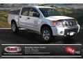 Blizzard White 2011 Nissan Titan SV Crew Cab 4x4