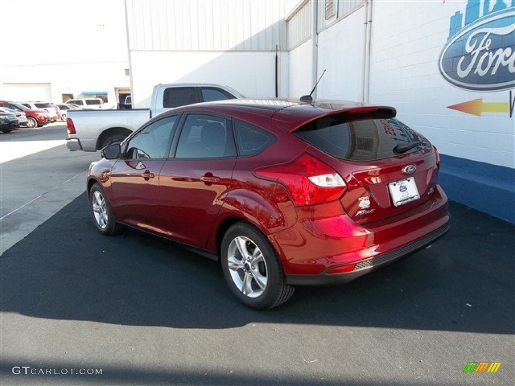 2013 Focus SE Hatchback - Ruby Red / Medium Light Stone photo #4