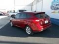 2013 Ruby Red Ford Focus SE Hatchback  photo #4