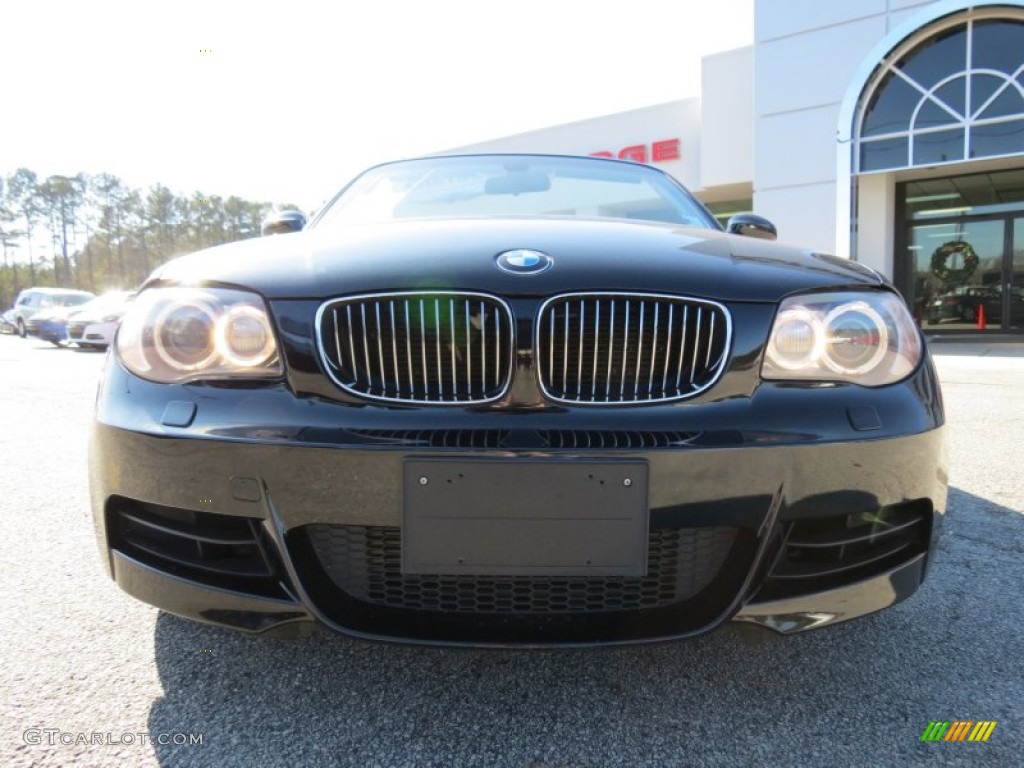 2008 1 Series 135i Convertible - Jet Black / Savanna Beige photo #2