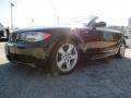 2008 Jet Black BMW 1 Series 135i Convertible  photo #3