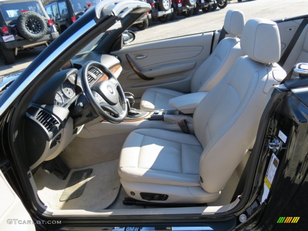 2008 1 Series 135i Convertible - Jet Black / Savanna Beige photo #10