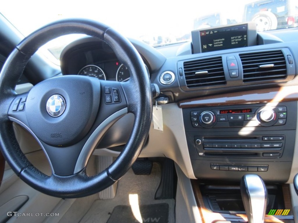 2008 1 Series 135i Convertible - Jet Black / Savanna Beige photo #15