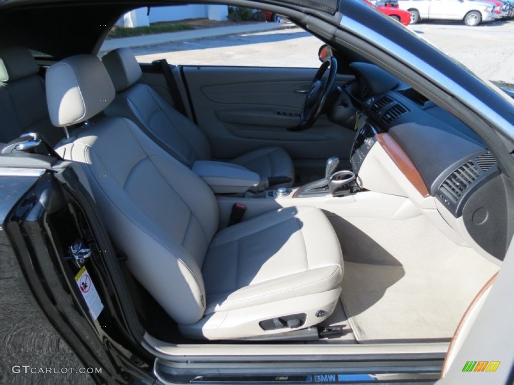 2008 1 Series 135i Convertible - Jet Black / Savanna Beige photo #17