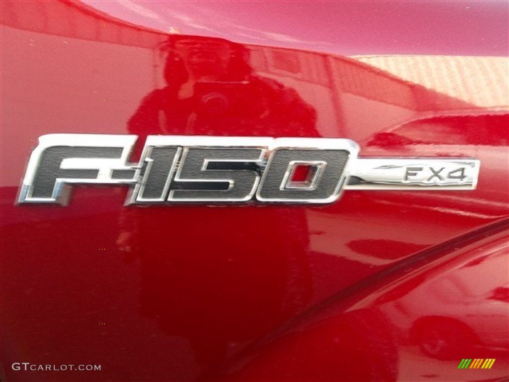 2013 F150 FX4 SuperCrew 4x4 - Ruby Red Metallic / Black photo #11