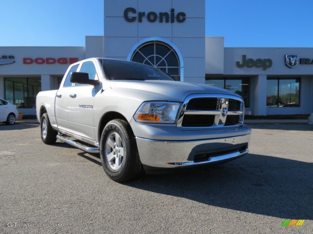 Bright Silver Metallic Dodge Ram 1500