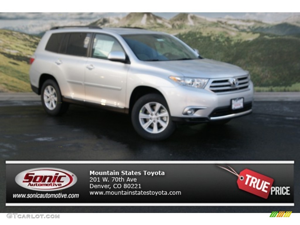 2013 Highlander V6 4WD - Classic Silver Metallic / Ash photo #1