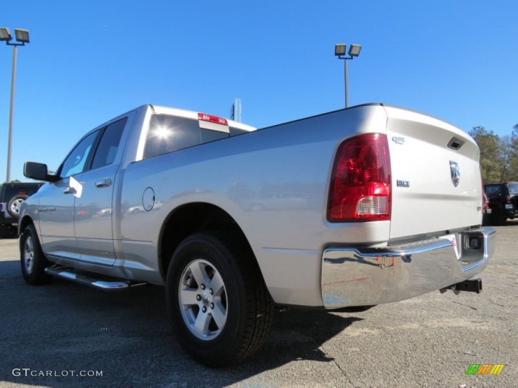 2011 Ram 1500 SLT Quad Cab - Bright Silver Metallic / Dark Slate Gray/Medium Graystone photo #5