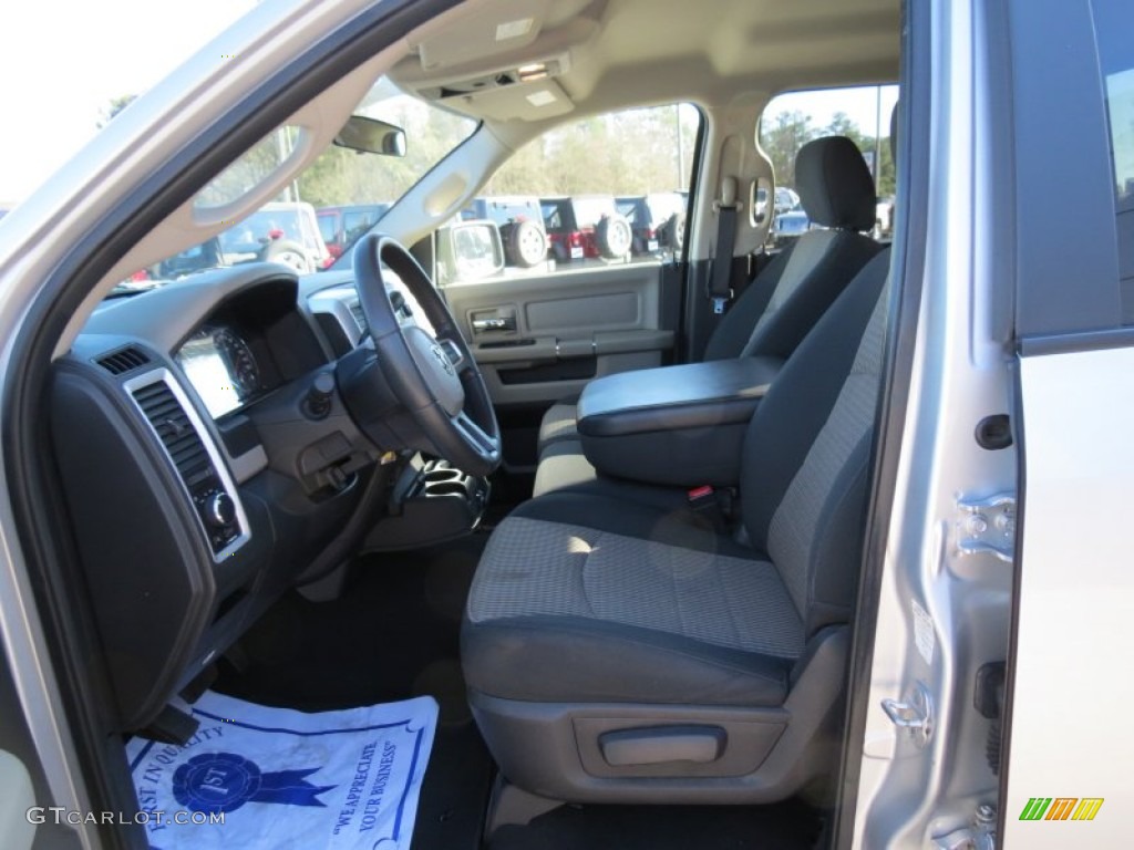 2011 Ram 1500 SLT Quad Cab - Bright Silver Metallic / Dark Slate Gray/Medium Graystone photo #10