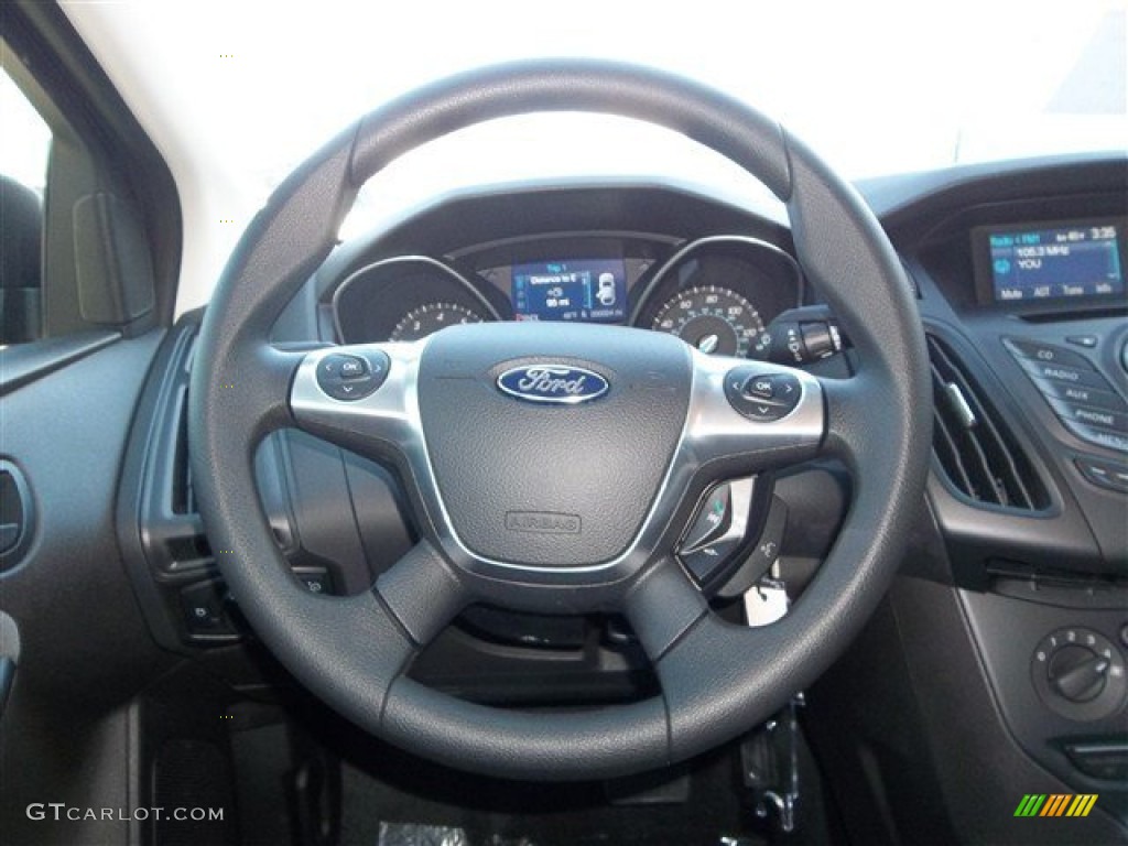 2013 Focus S Sedan - Tuxedo Black / Charcoal Black photo #15