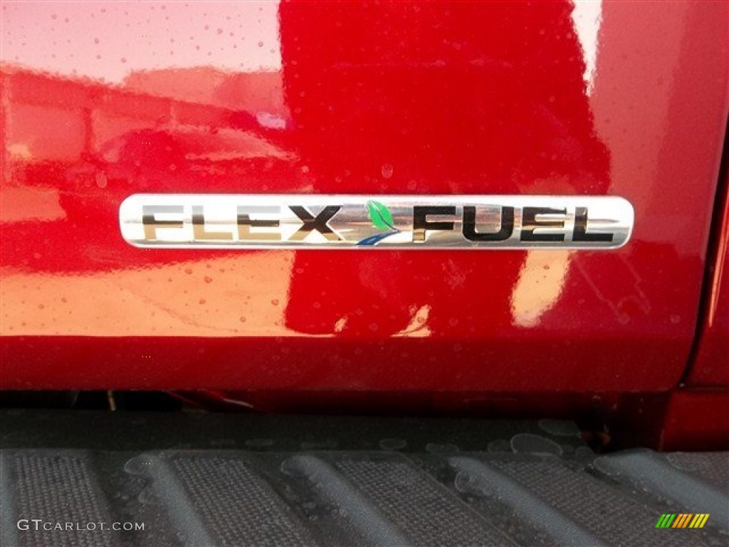 2013 F150 XLT SuperCrew - Ruby Red Metallic / Steel Gray photo #8