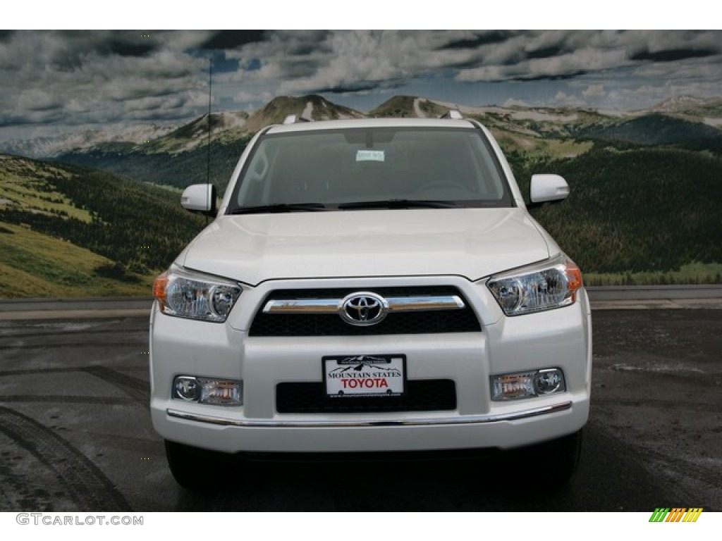 2013 4Runner Limited 4x4 - Blizzard White Pearl / Black Leather photo #3