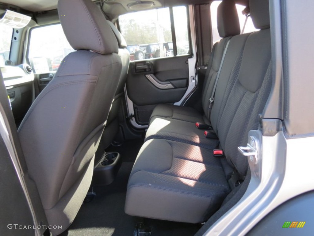 2013 Jeep Wrangler Unlimited Sport S 4x4 Rear Seat Photo #74770819