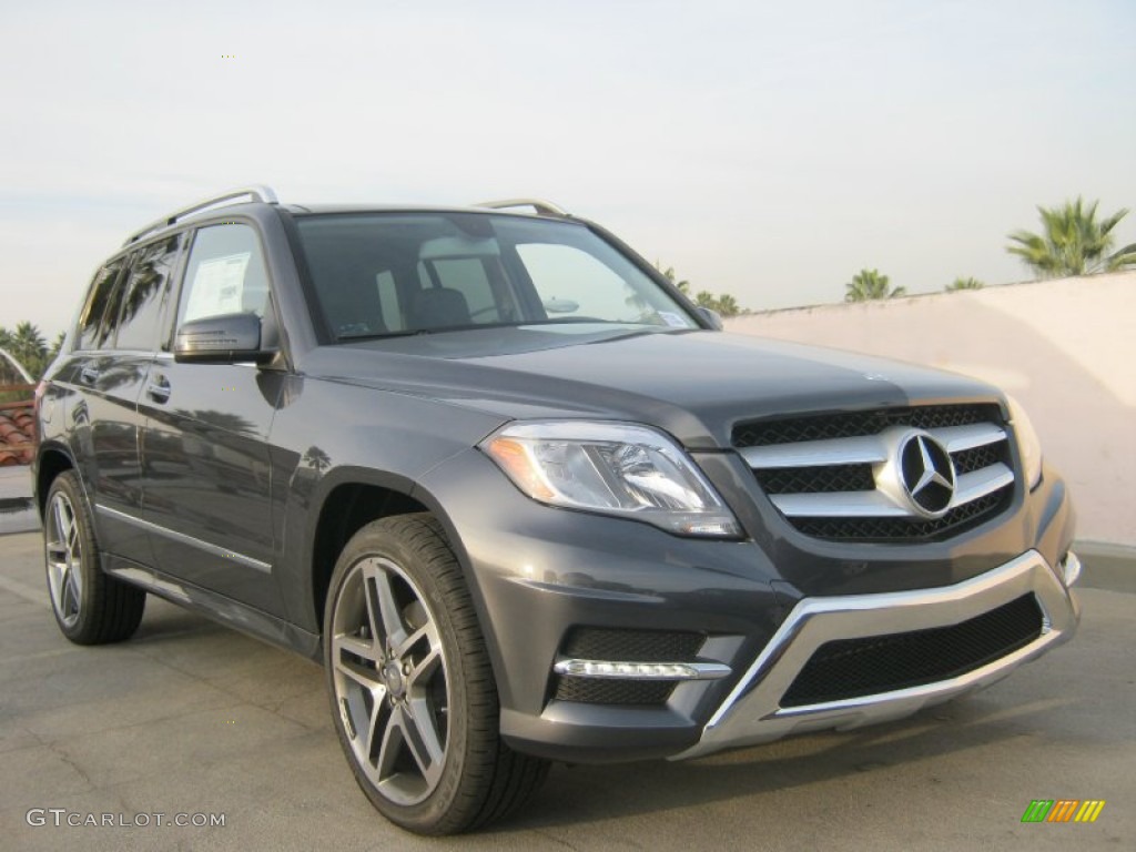 2013 GLK 350 - Steel Grey Metallic / Black photo #1