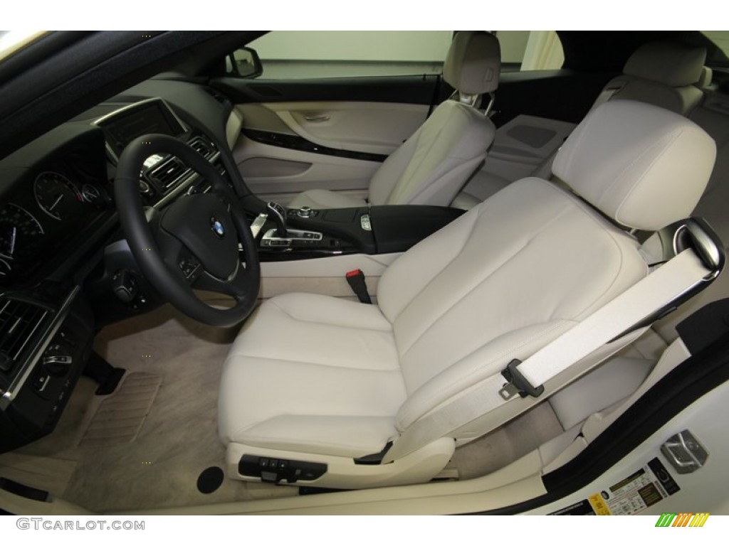 2013 6 Series 640i Convertible - Alpine White / Ivory White photo #12