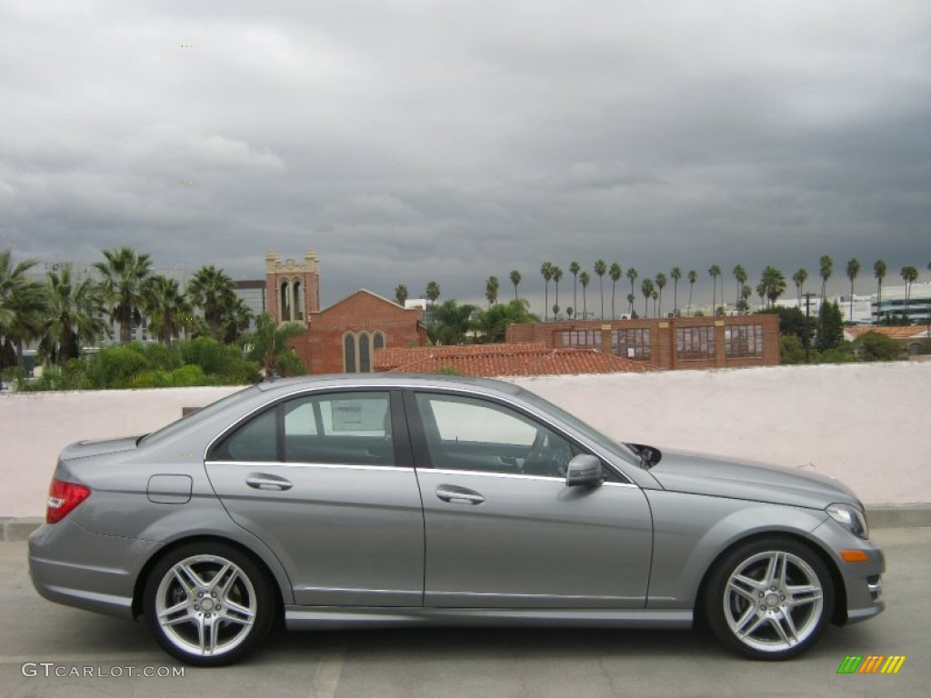Palladium Silver Metallic 2013 Mercedes-Benz C 250 Sport Exterior Photo #74771470