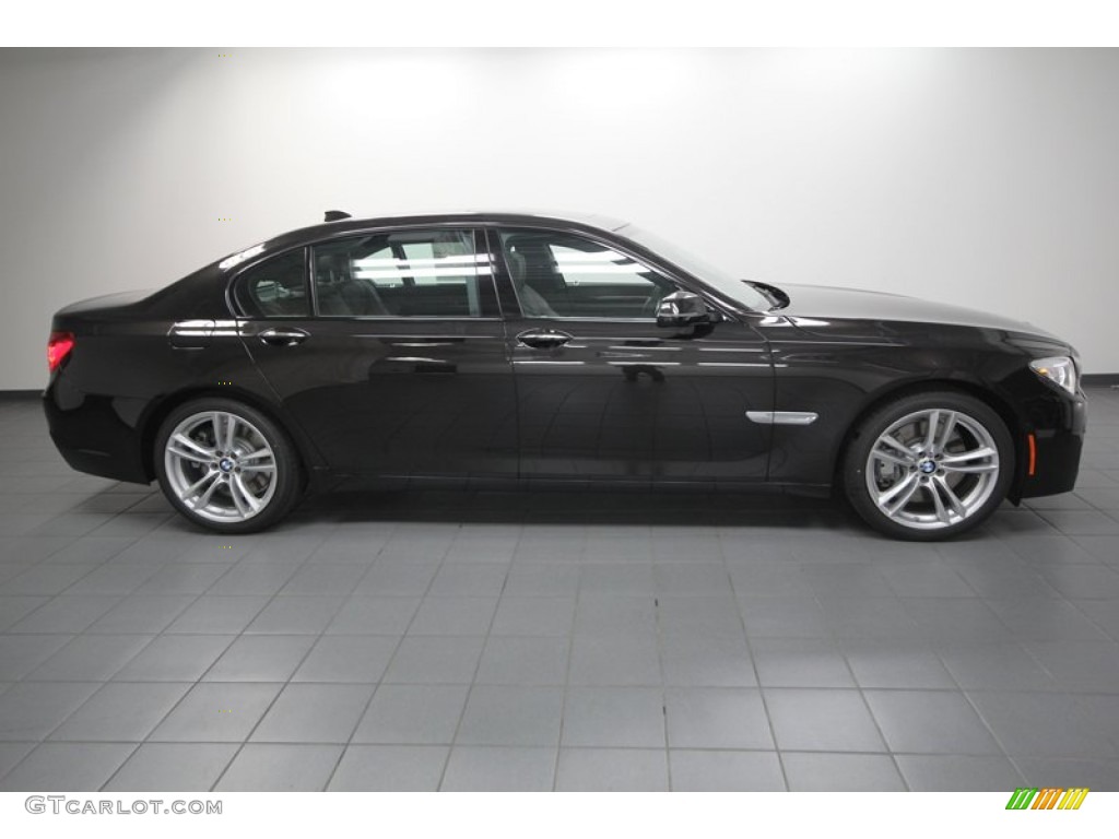 Individual Citrin Black Metallic 2013 BMW 7 Series 750Li Sedan Exterior Photo #74771493