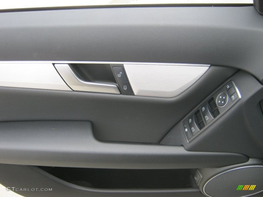 2013 Mercedes-Benz C 250 Sport Black Door Panel Photo #74771530