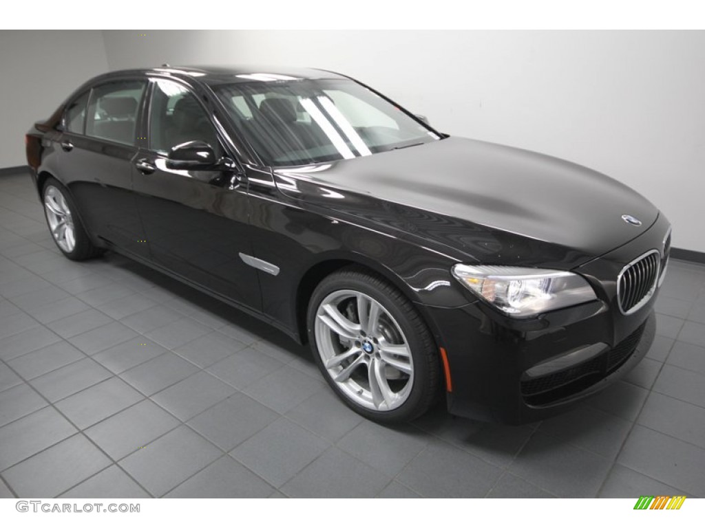 Individual Citrin Black Metallic 2013 BMW 7 Series 750Li Sedan Exterior Photo #74771581