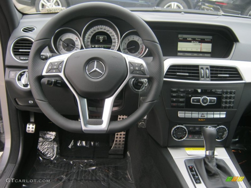 2013 Mercedes-Benz C 250 Sport Black Dashboard Photo #74771598