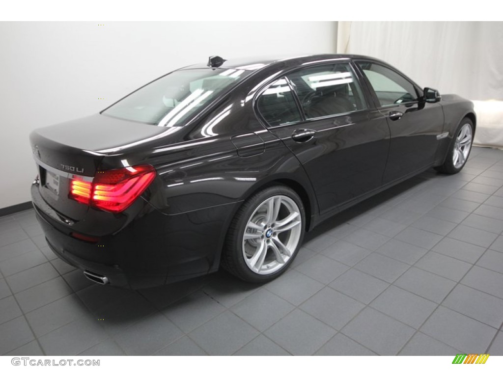 Individual Citrin Black Metallic 2013 BMW 7 Series 750Li Sedan Exterior Photo #74771623