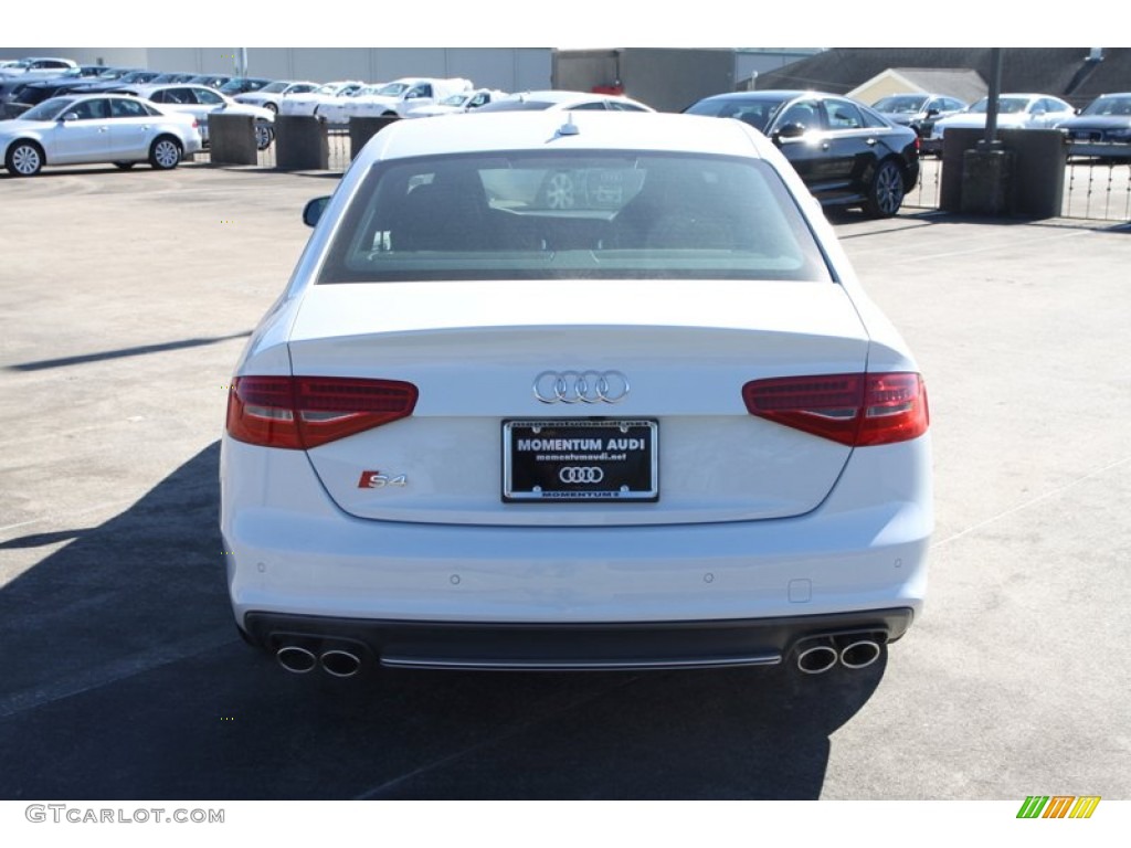 2013 S4 3.0T quattro Sedan - Glacier White Metallic / Black photo #7