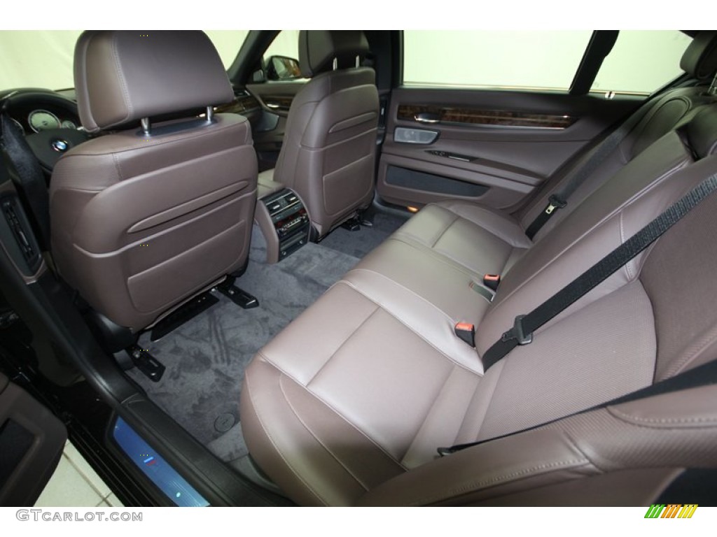 Individual Canyon Brown Interior 2013 BMW 7 Series 750Li Sedan Photo #74771941