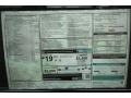 2013 BMW 7 Series 750Li Sedan Window Sticker