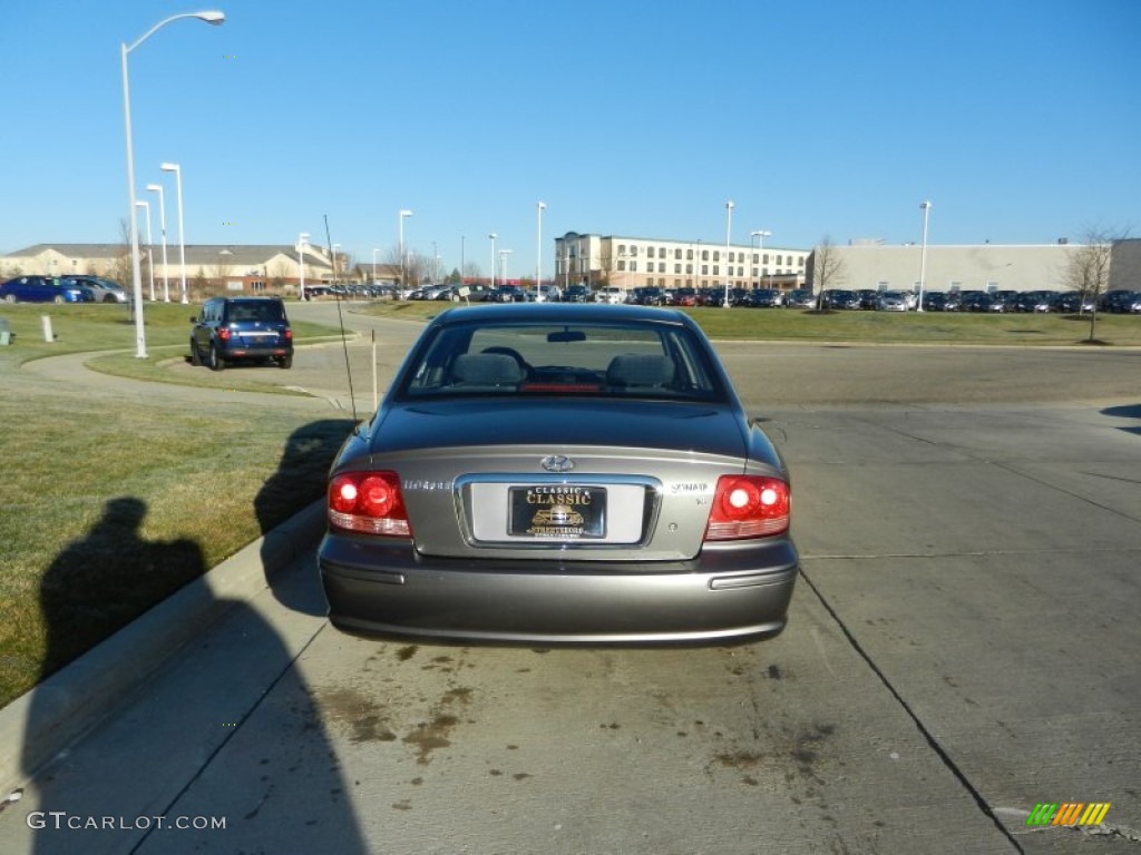 2004 Sonata V6 - Slate Gray / Black photo #4