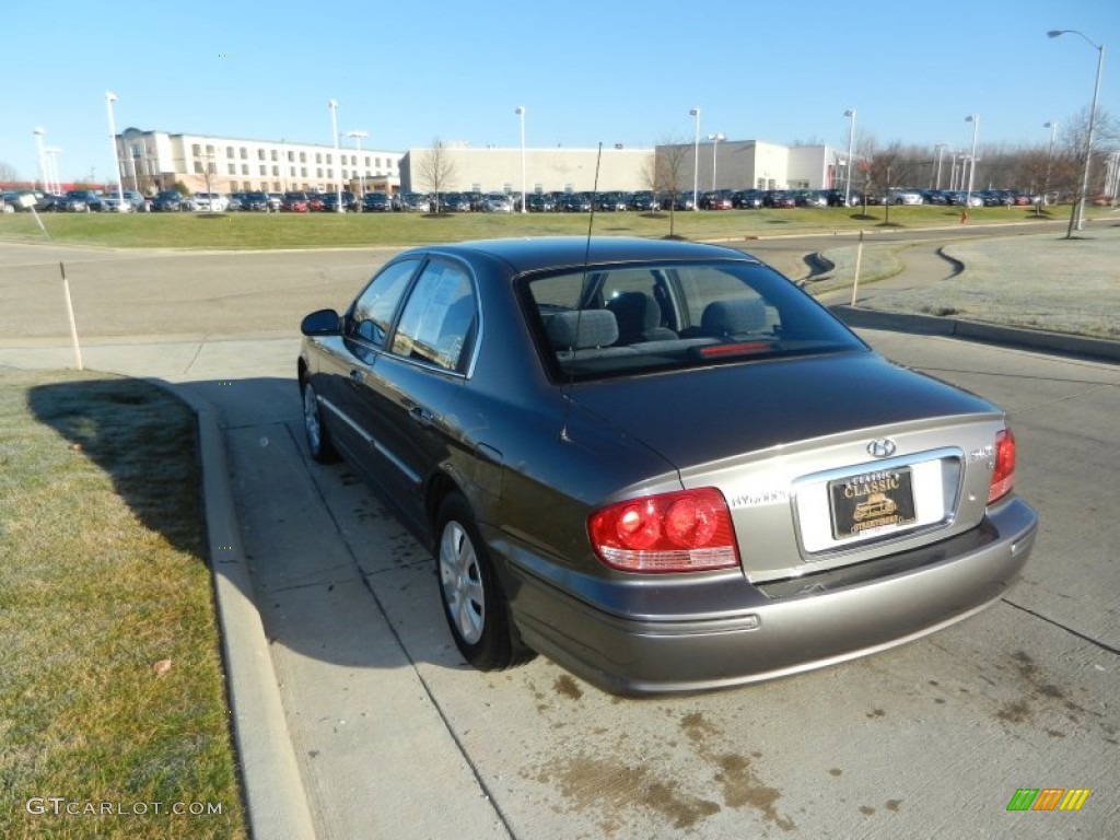 2004 Sonata V6 - Slate Gray / Black photo #5