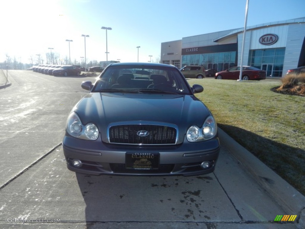 2004 Sonata V6 - Slate Gray / Black photo #8
