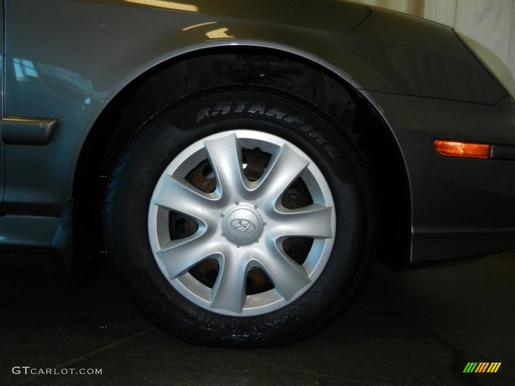 2004 Sonata V6 - Slate Gray / Black photo #9